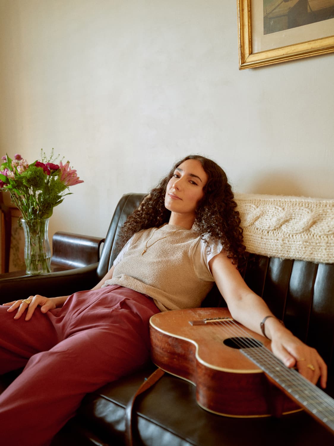 Editorial portrait of musician Bedouine for Tidal Magazine by Cody James